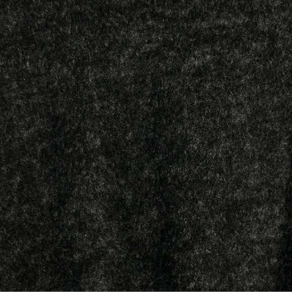 Lush NWT Twist Front Wrap Long Sleeve Charcoal Sweater Midi Soft Dress Sz L - Picture 5 of 10